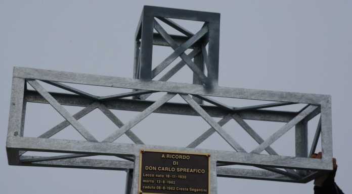 Nuova Croce in Grignetta. I ringraziamenti del comandante dei pompieri