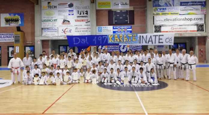 Karate. Sankukai: ultimo allenamento prima degli esami di cintura