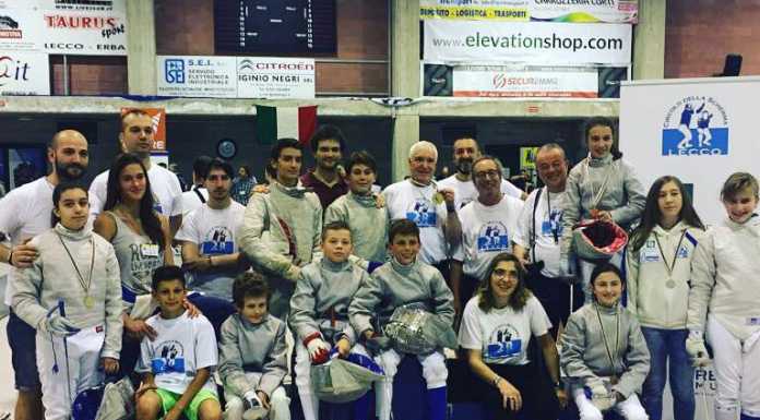 Continua la crescita del Circolo della Scherma di Lecco