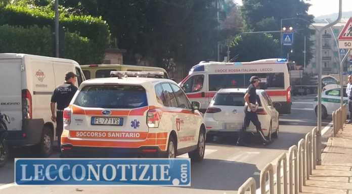 Calolzio. E’ in coma all’ospedale il pedone investito in via Dante