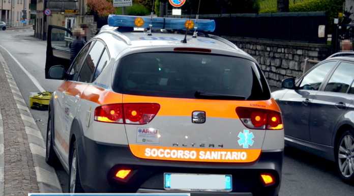 Valsassina. A Taceno auto infermieristica 24 ore su 24