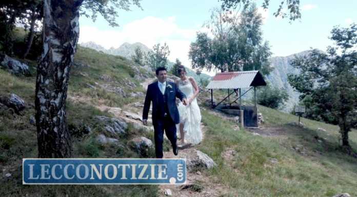 L’amore di Claudio e Giulia vola… in elicottero al Grignone e al Magnodeno