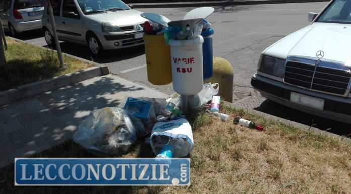 Abbandono dei rifiuti: già una ventina le sanzioni a Vercurago