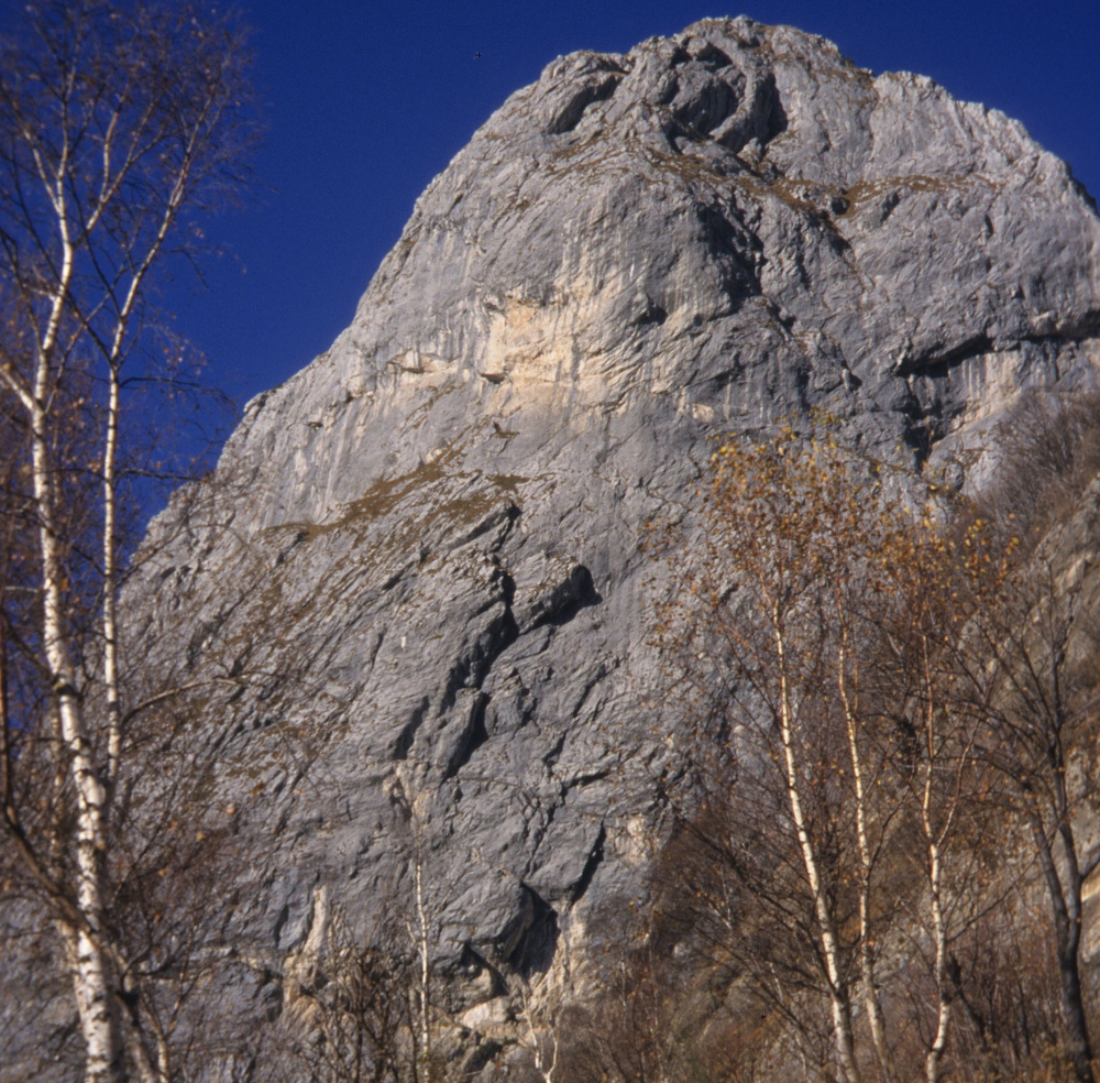 Un'immagine della parete (archivio Balatti)