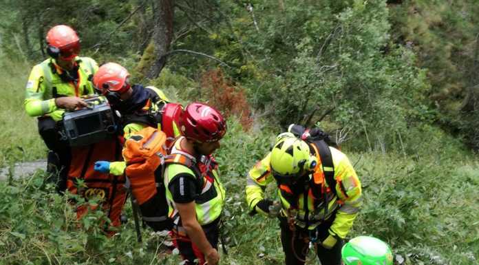 In difficoltà con la bici elettrica, recuperato dal Soccorso Alpino