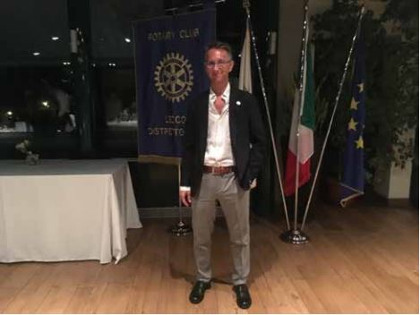 Andrea Ascani Orsini ospite del Rotary Club Lecco