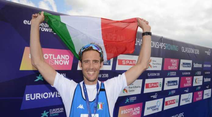 Europei di Canottaggio. Il mandellese Goretti d’argento nel singolo Pesi Leggeri