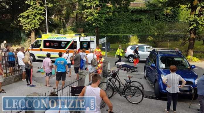 Dervio: scontro auto-moto, soccorso giovane centauro