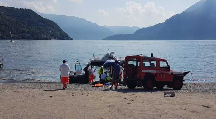 Paura al Lido di Bellano: giovane rischia di annegare. Salvato, ma è gravissimo