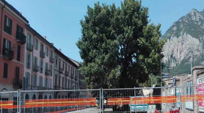 Lecco. Cantiere in via Sassi, parcheggio pronto per settembre