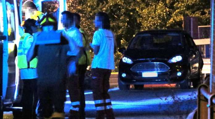 Statale 36. Incidente fra due auto sulla rampa di uscita del Bione