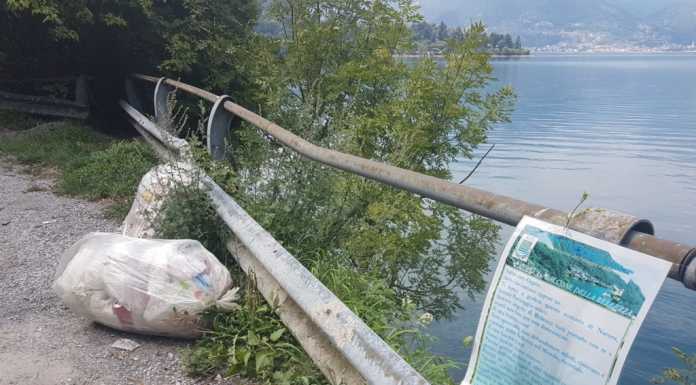 Dorio: rifiuti abbandonati in località Garavina, cartelli ignorati