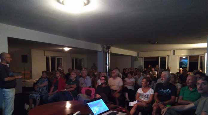 “Grigne e Piani Resinelli: outdoor, paesaggi e storia”. In tanti alla serata al Rifugio Sel