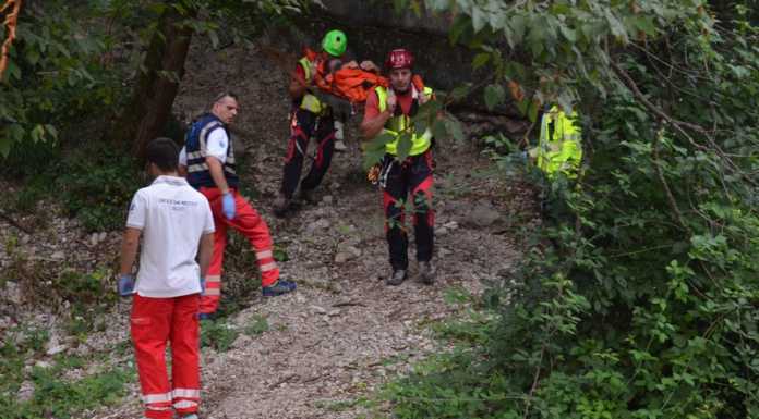 Infortunio mentre arrampica. Soccorso un 61enne in zona Pradello