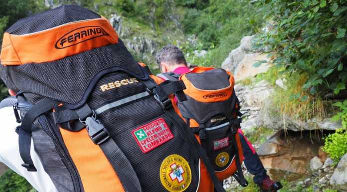 Barzio. Si lussa una spalla all’Angelone, intervento del Soccorso Alpino