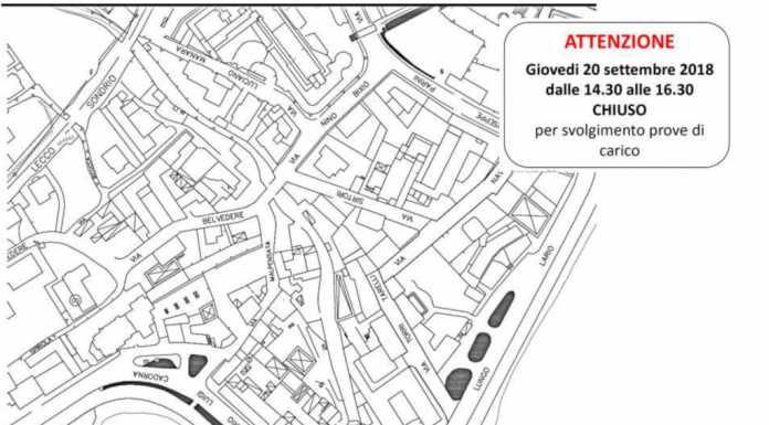 Controlli alle strade, giovedì le prove di carico sul lungolago di Lecco