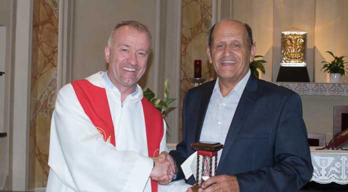 Il saluto della Polisportiva Monte Marenzo a don Roberto