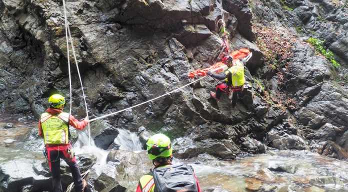 Arriva la stagione dei funghi, esercitazione del Soccorso Alpino a Introbio