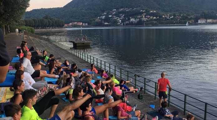 Sul lungolago… successo il primo appuntamento del FitCamp Lecco
