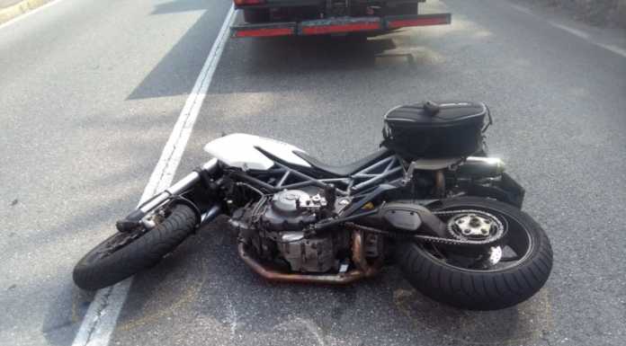 Incidente a Maggianico, soccorso un giovane motociclista