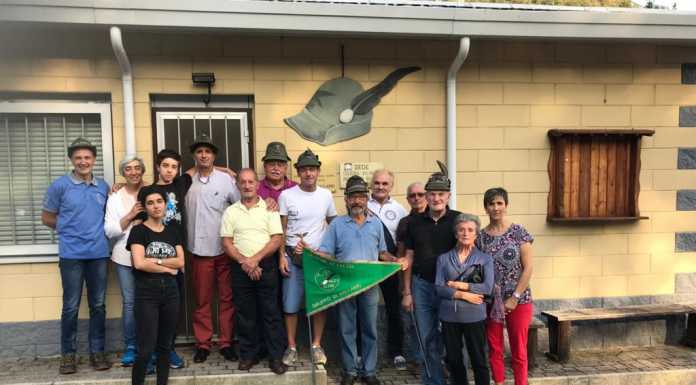 Gli Alpini di Ballabio accolgono gli amici di Visso, cena a Morterone