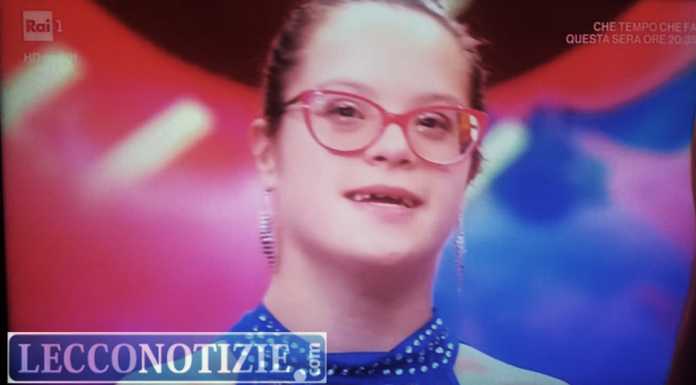 Calolzio: la piccola Giada danza a Rai 1, ospite di Cristina Parodi