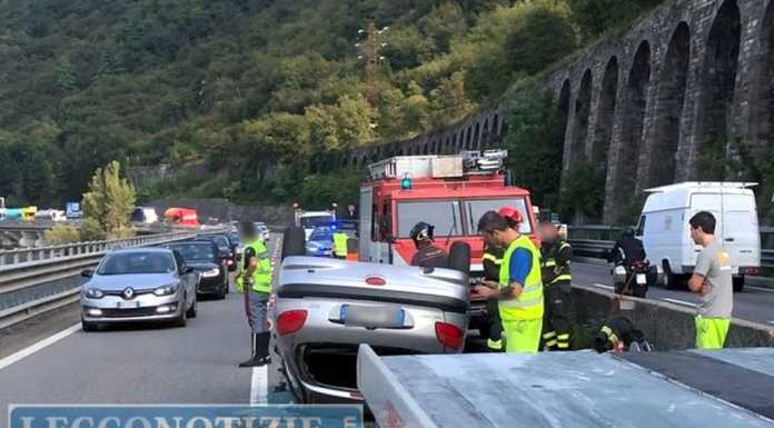 SS36 riaperta dopo l’incidente, lunghe code tra Abbadia e Lecco