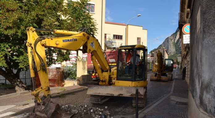 Lecco. Sono cominciati i lavori per il restyling di via Grassi
