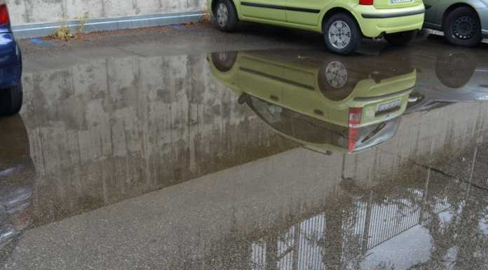 Rancio. Parcheggio o piscina? In via Gorizia servono le pinne…