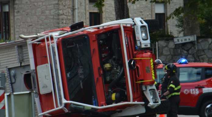 Stanno bene i pompieri coinvolti nell’incidente. La solidarietà dei colleghi