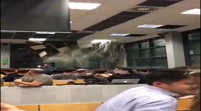 Maltempo. Al Politecnico di Milano crolla il soffitto durante le lezioni (VIDEO)