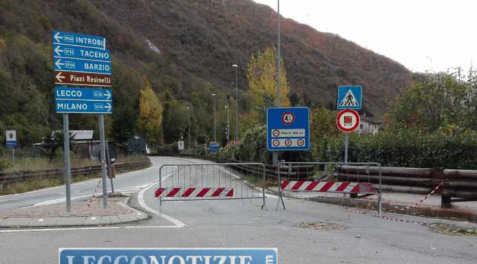 Lavori lungo la nuova Lecco – Ballabio, chiusa di notte dal 18 al 22 Maggio