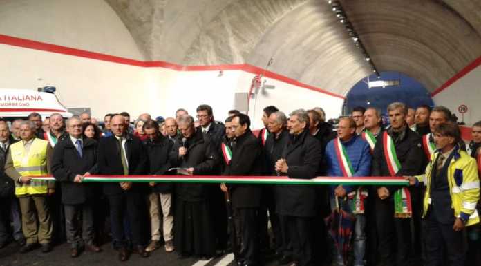 Statale dello Stelvio: inaugurato il nuovo tunnel della variante Morbegno