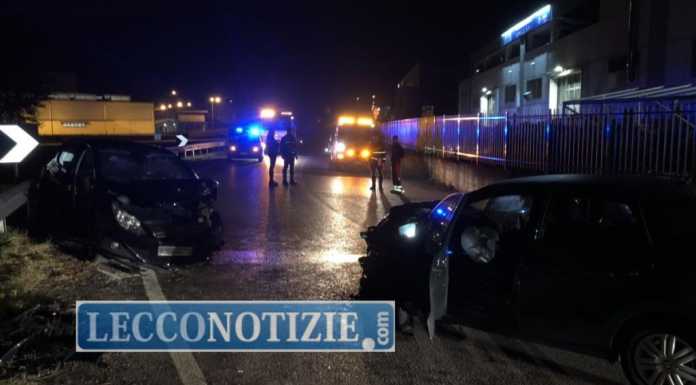 Frontale a Olginate: donna in rianimazione, alcol test positivo per il conducente