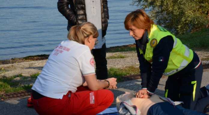 Volontari del soccorso in ‘pista’ per spiegare le manovre salvavita