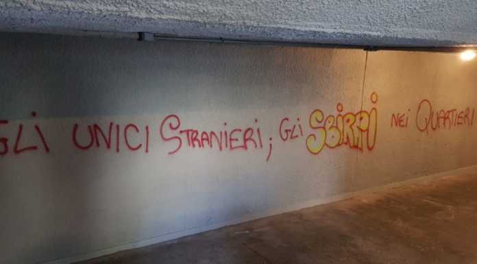 Sottopasso imbrattato a Calolzio. Individuati i responsabili, sono due minorenni