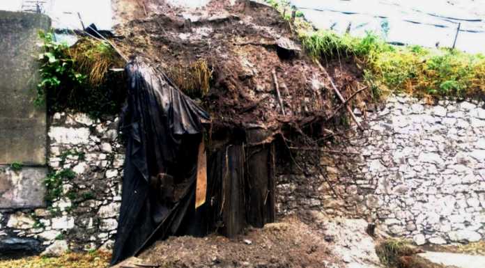 Dopo lo smottamento, senso alternato sulla Pescate-Galbiate