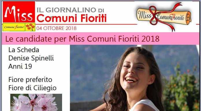 Comuni fioriti: Bellano premiata a Bologna, sfilata per la giovane Denise