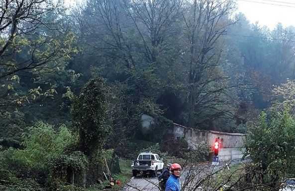 Bulciago, il lavoro della Protezione Civile dopo il maltempo