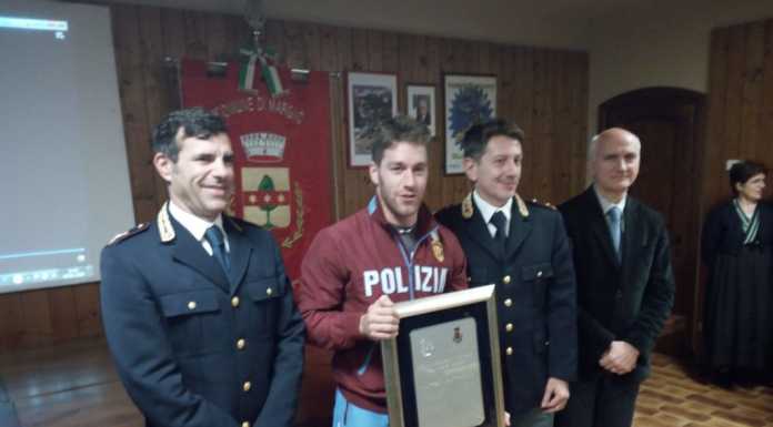 Trial. Grattarola premiato a Margno tra amici e autorità