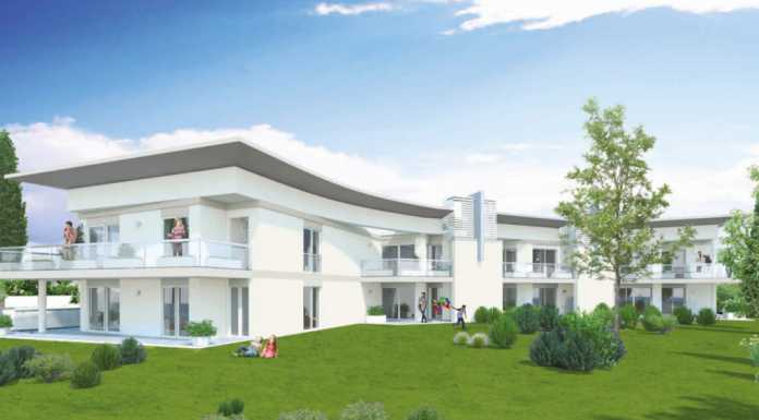 Apre il cantiere “Residenze Giardini del Lago” nella splendida Baia di Parè