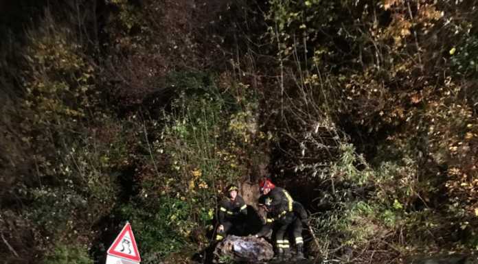 Nuova scarica di sassi sulla provinciale a Onno, la strada è aperta