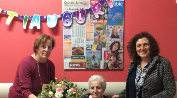 Vittoria Primatesta compie 100 anni. Sono 7 le “centenarie” all’Airoldi e Muzzi