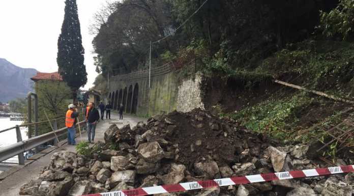 Valmadrera. Dopo la frana, liberata la strada della frazione Paré