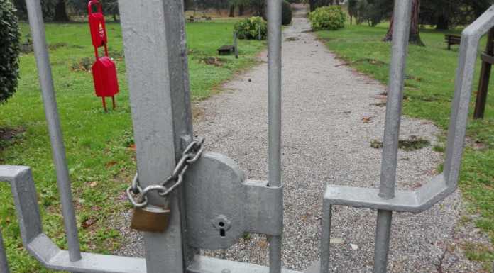Allerta per il vento, i parchi a Lecco restano chiusi