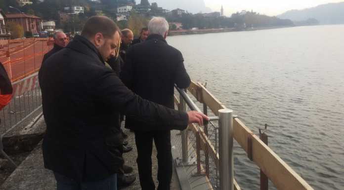 Sopralluogo sulla ciclabile Lecco Abbadia, nuovo ritardo sul primo stralcio