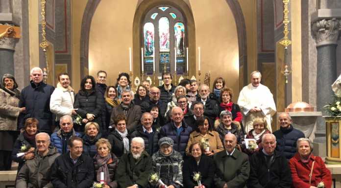 Colico. Ventuno coppie in festa per gli anniversari di matrimonio