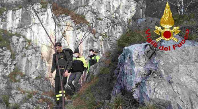 In difficoltà sul sentiero dei Pizzetti del S. Martino, soccorsi escursionisti