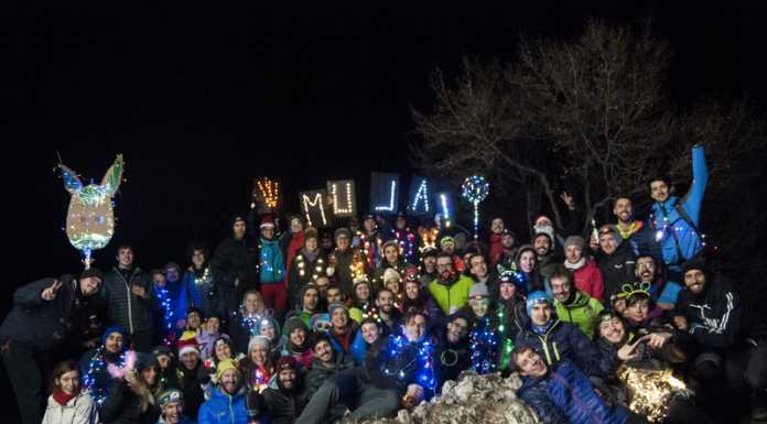 Fiaccolata multicolor sul monte Barro con il gruppo “La Mula”