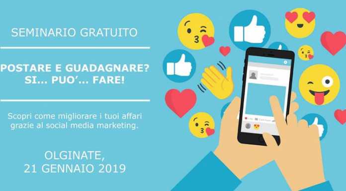 Business e Social Media Marketing, a Olginate un seminario gratuito